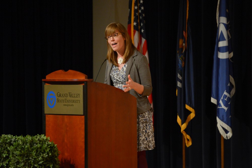 GVL / Luke Holmes -  A lecture on the refugee crisis was held in the Loosemore Auditorium on Thursday, April 6, 2017.