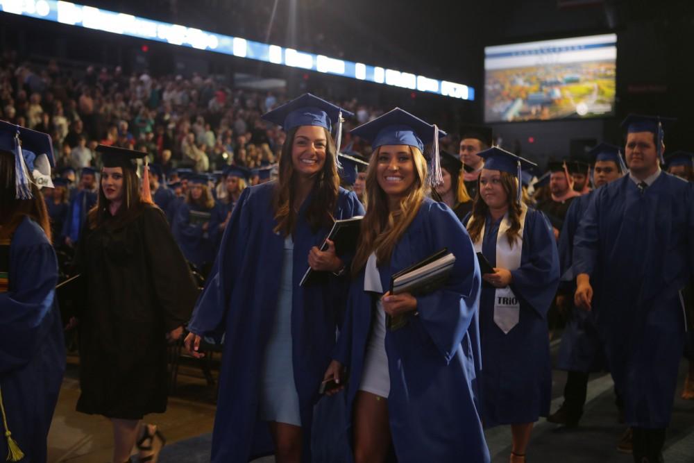 GVL / Emily Frye
Gabriella Barbieri and friend after graduating on Saturday April 29, 2017.