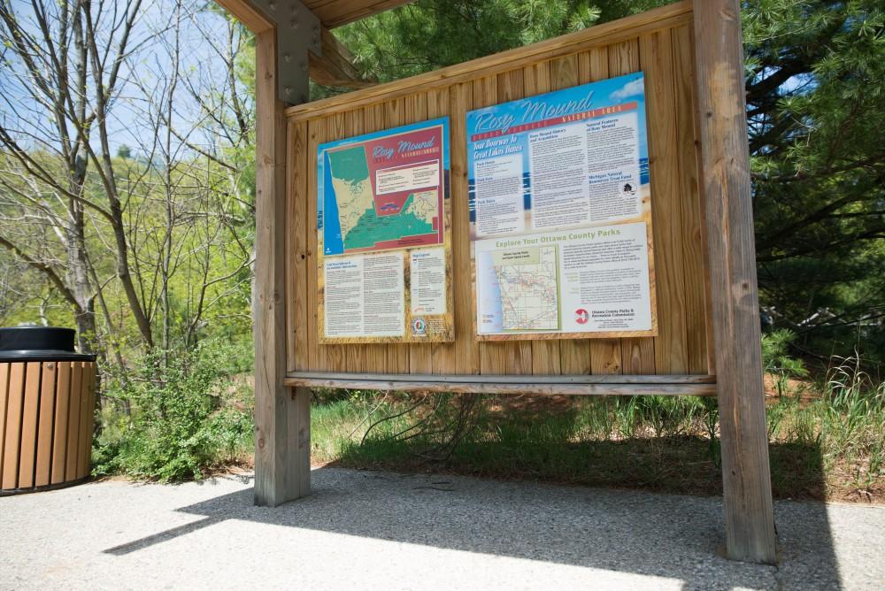 GVL / Luke Holmes - Rosy Mound Natural Area in Grand Haven offers a short hike with great views of Lake Michigan, May 16, 2017.