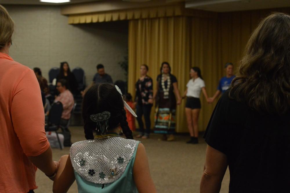 GVL/Hannah Zajac-- Indigenous People's Day at Grand Valley State University on 9 Oct 2017.
