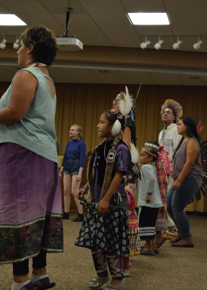 GVL/Hannah Zajac-- Indigenous People's Day at Grand Valley State University on 9 Oct 2017.