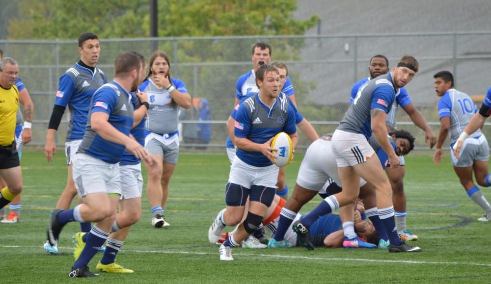 GVL/ Hannah Zajac-- Grand Valley State Universty wins against Bethel College on Saturday 14 Oct 2017.
