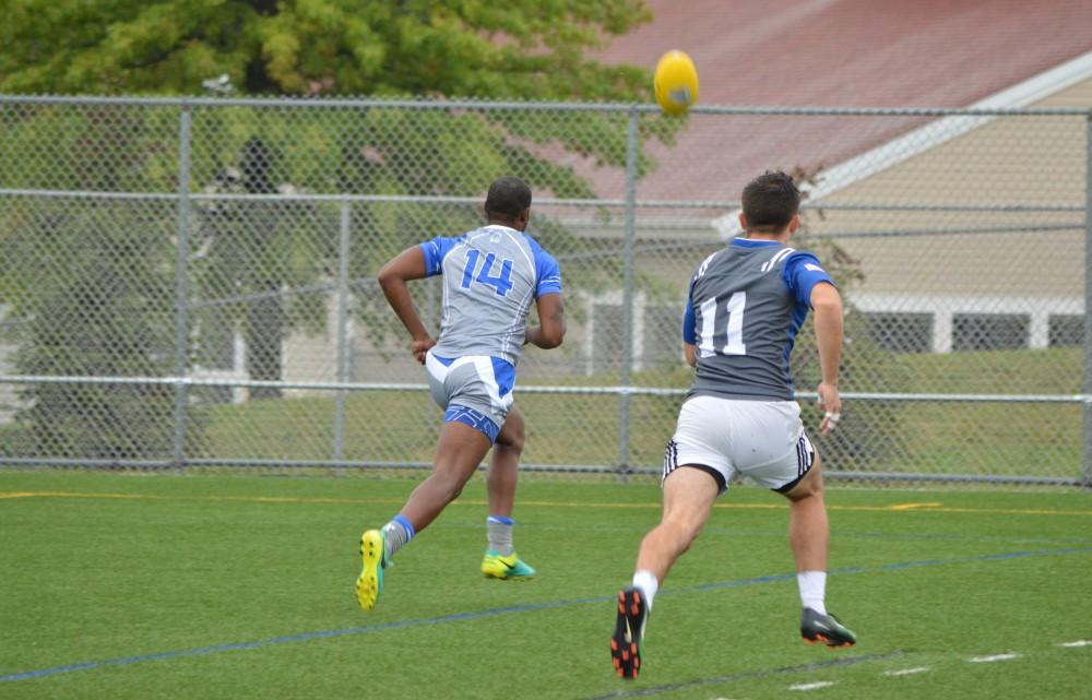 GVL/ Hannah Zajac-- Grand Valley State Universty wins against Bethel College on Saturday 14 Oct 2017.