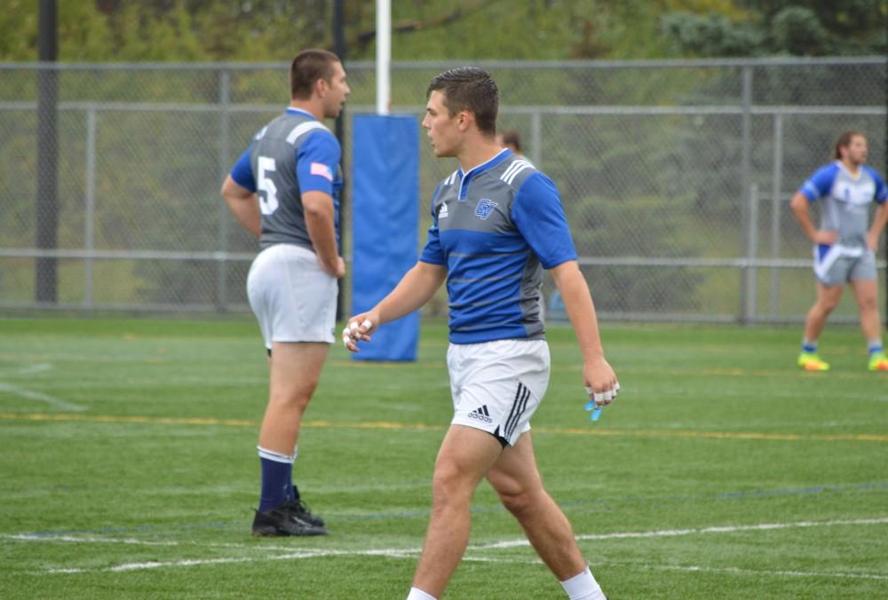 GVL/ Hannah Zajac-- Grand Valley State Universty wins against Bethel College on Saturday 14 Oct 2017.