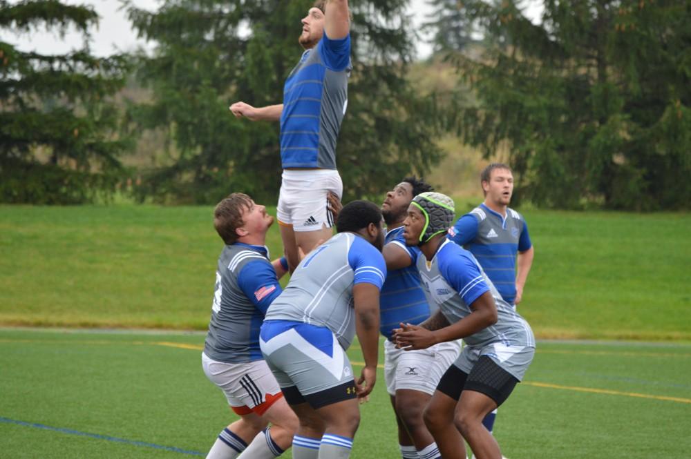 GVL/ Hannah Zajac-- Grand Valley State Universty wins against Bethel College on Saturday 14 Oct 2017.