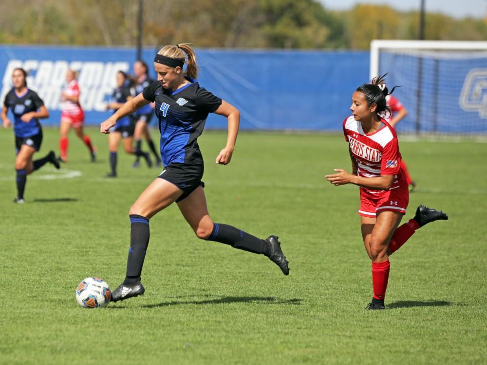 GVL / Emily FryeAva Cook during the game against Ferris State University on Sunday October 1, 2017.