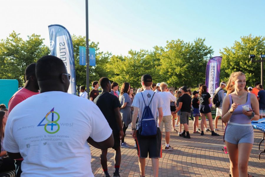 Student organizations aimed to make GVSU a welcoming place for incoming freshmen during welcome week. GVL | KATHERINE VASIL