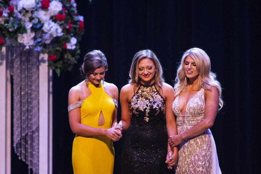 From left to right; Shelby McPherson, second runner-up; Sarah Dudinetz, first runner-up.
COURTESY \ Mallory Rivard, Miss Michigan
