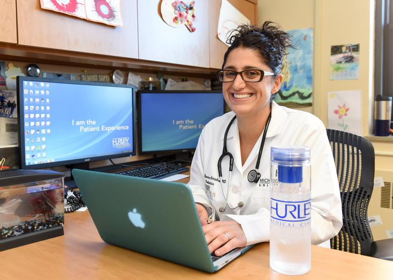 The author of this year's Great Michigan Read, Dr. Mona Hanna-Attisha. Courtesy / Hurley Medical Center