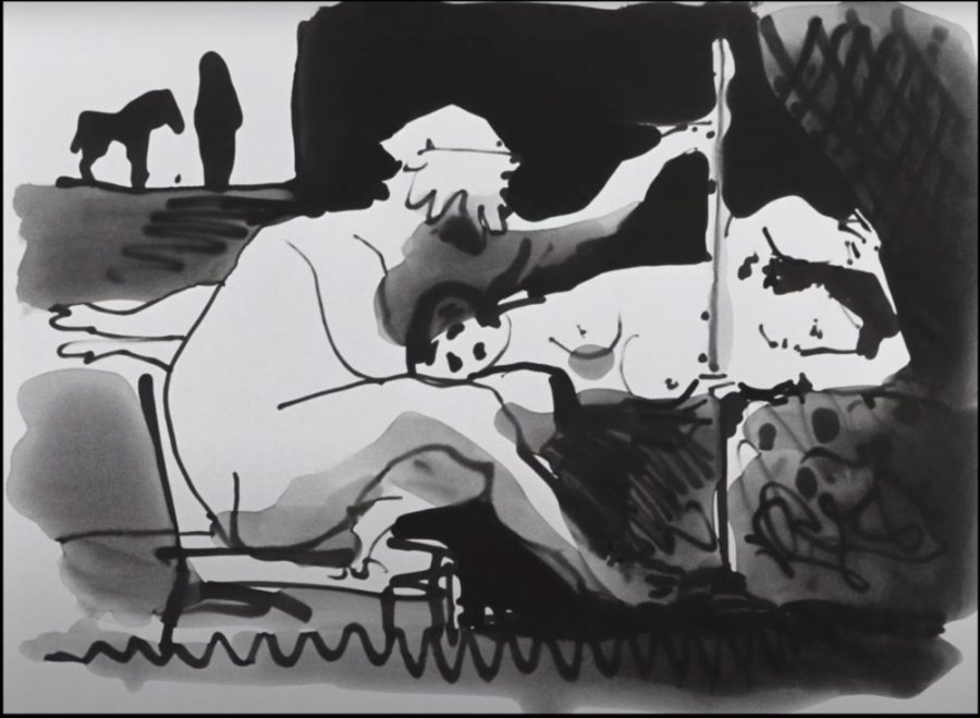 GVL / Sheila Babbitt. French Film The Mystery of Picasso / Le Mystere Picasso