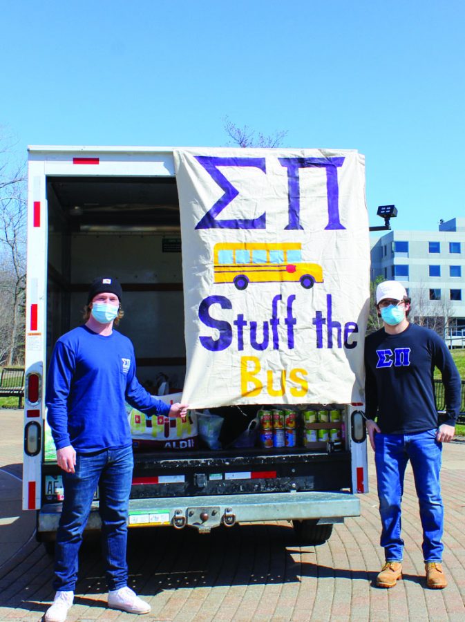 All the donatioins were given to the Replenish food pantry on campus. (GVL / Annabelle Robinson) 